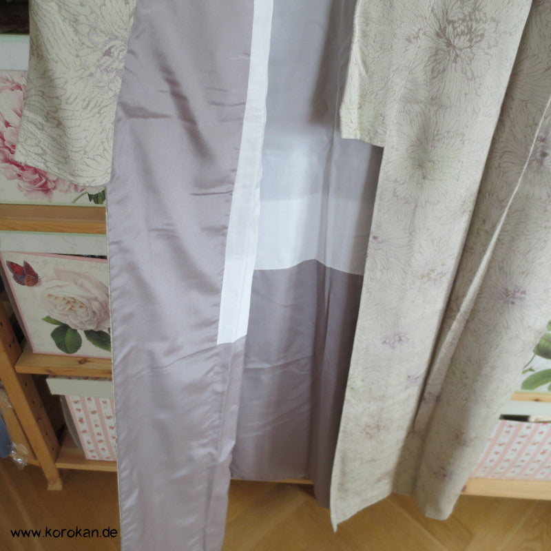 gewebte Blüten Jacquard Komon Kimono