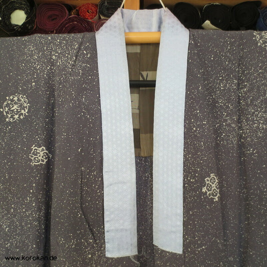 Schneegestöber homemade Juban Seidencrepe Männer Kimono