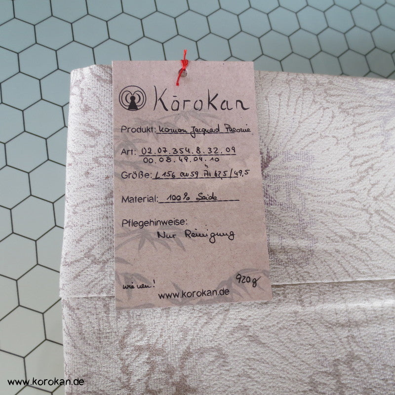 gewebte Blüten Jacquard Komon Kimono