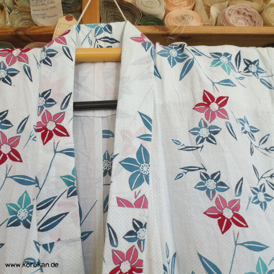 heller Blumen Yukata Baumwoll Kimono