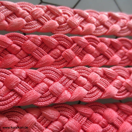 altrosa Zopfflechtung Obijime, Seide