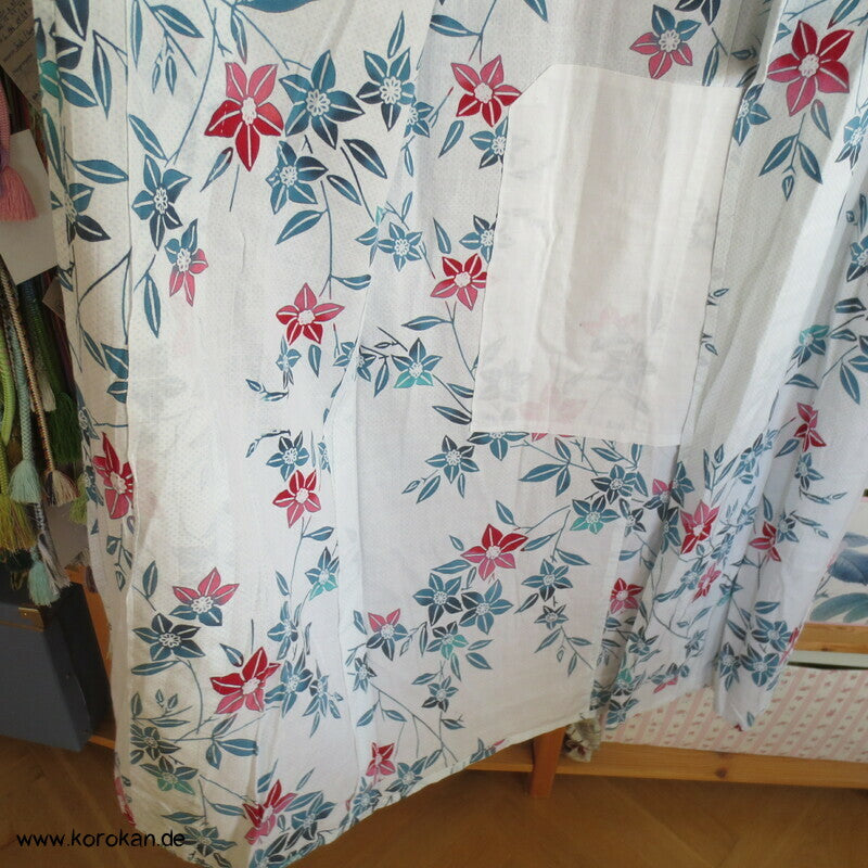 heller Blumen Yukata Baumwoll Kimono