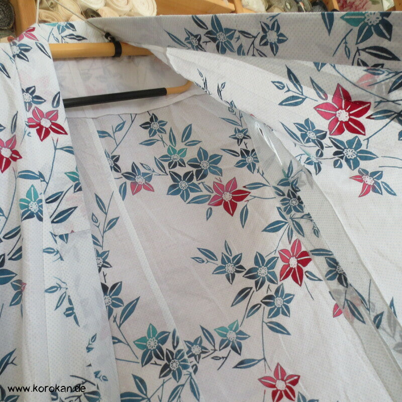 heller Blumen Yukata Baumwoll Kimono