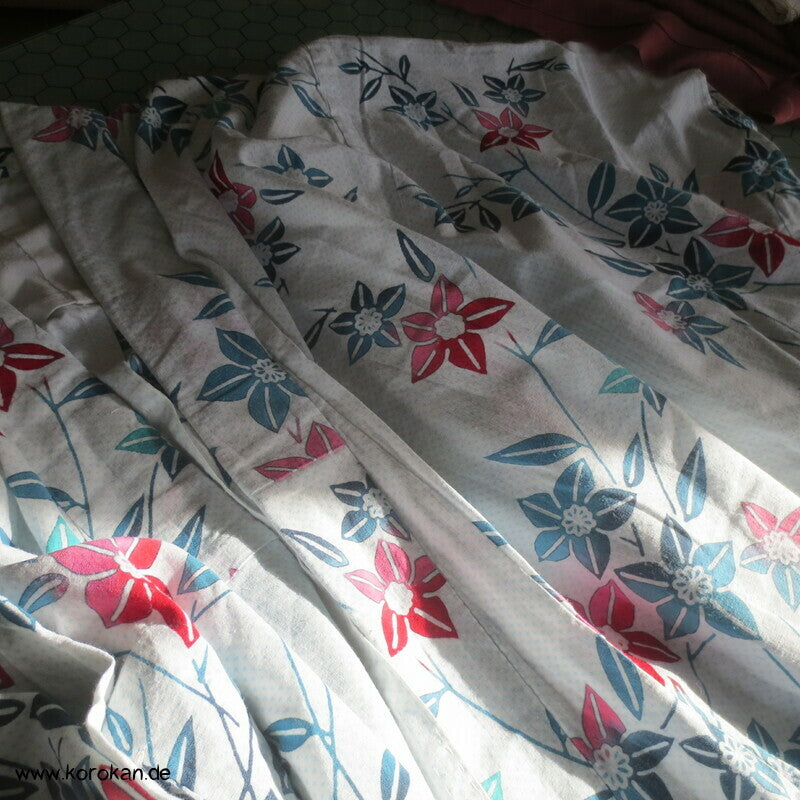 heller Blumen Yukata Baumwoll Kimono