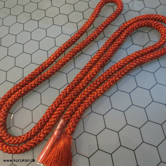 meliert kupfer - rot Kordel Obijime, Seide