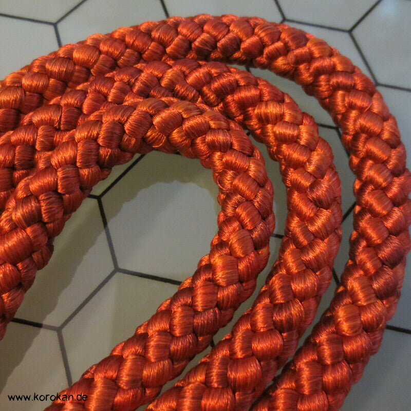 meliert kupfer - rot Kordel Obijime, Seide