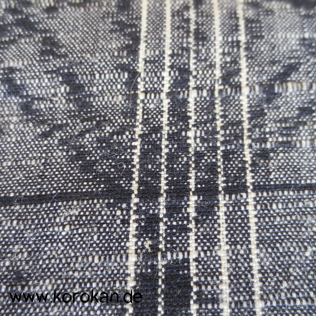 Fächer Kasuri Tsumugi Kimono Seide