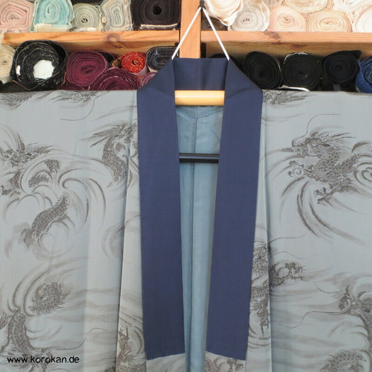 graue Drachen Seide, Juban Kimono
