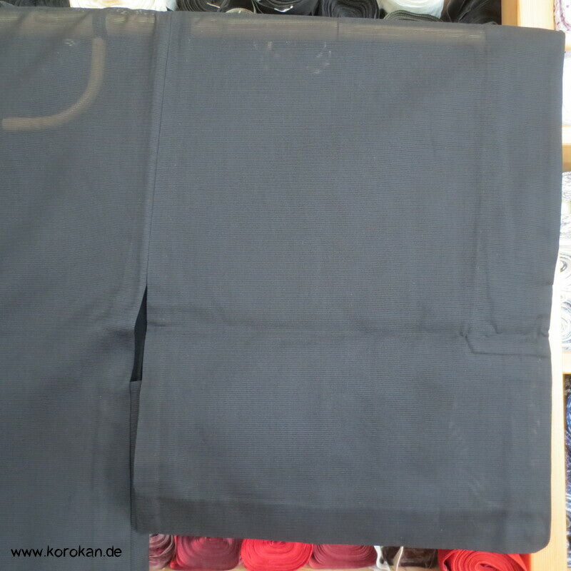 schwarz petrol Rho Haori Kimono Jacke, mit Himo