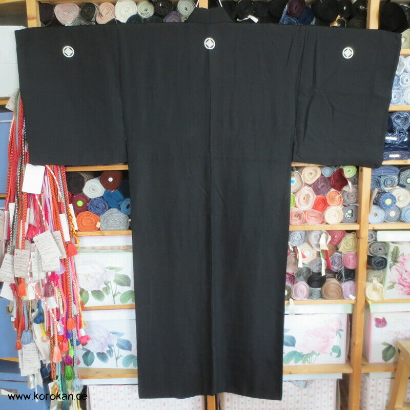 Montsuki japanischer formeller Männer Seiden Kimono