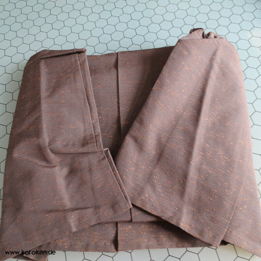 mittelbraune Fushi Tsumugi Hakama - Andon - Rock - Typ
