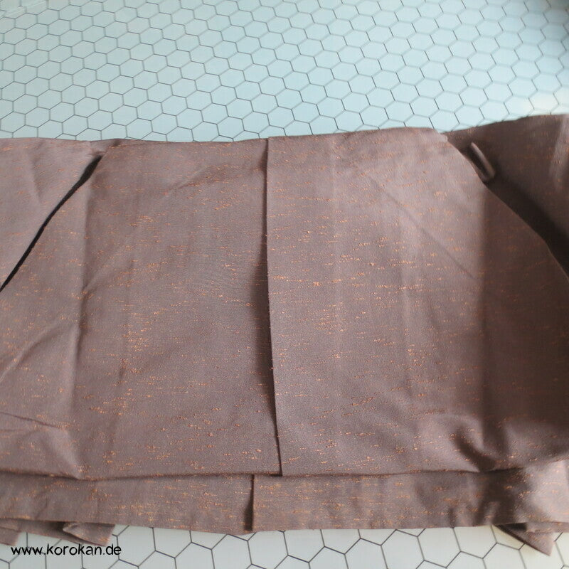 mittelbraune Fushi Tsumugi Hakama - Andon - Rock - Typ