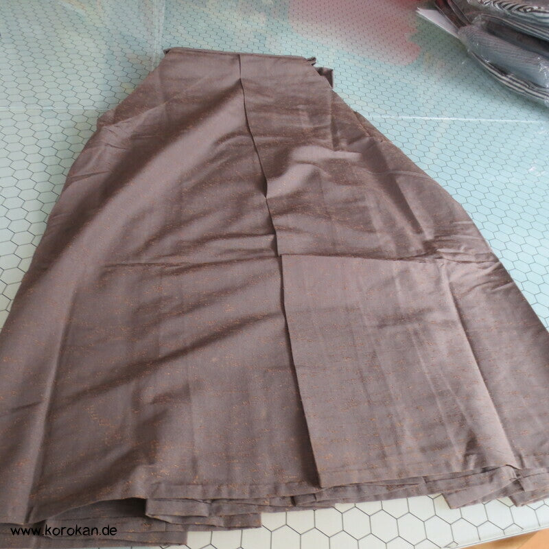 mittelbraune Fushi Tsumugi Hakama - Andon - Rock - Typ