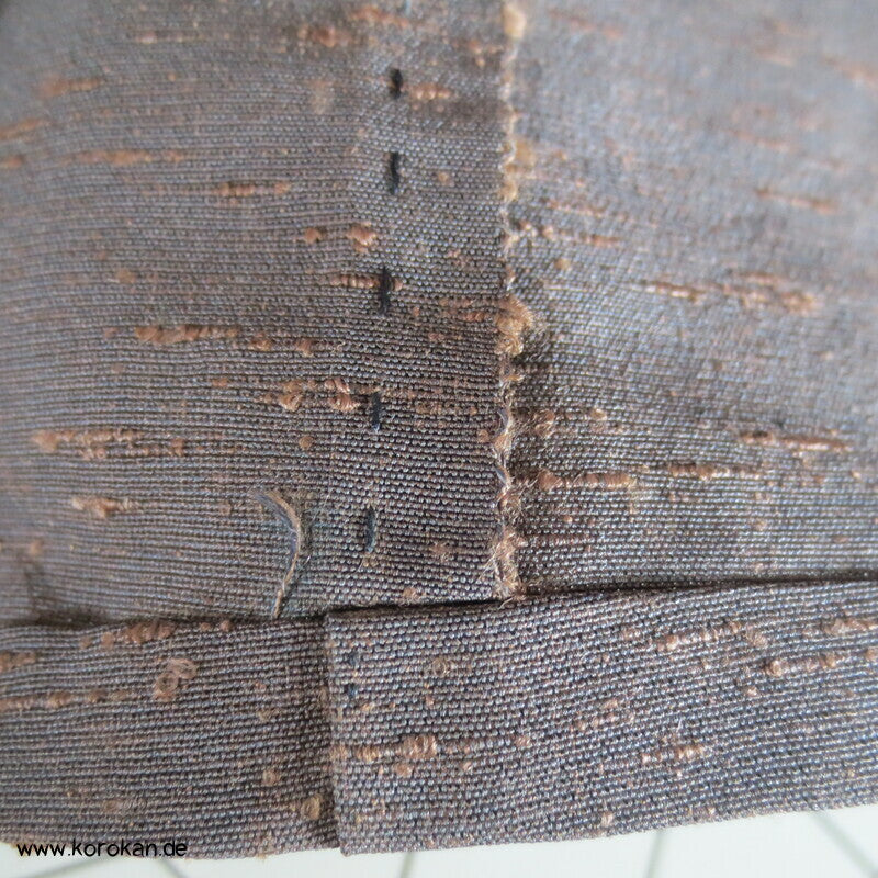 mittelbraune Fushi Tsumugi Hakama - Andon - Rock - Typ