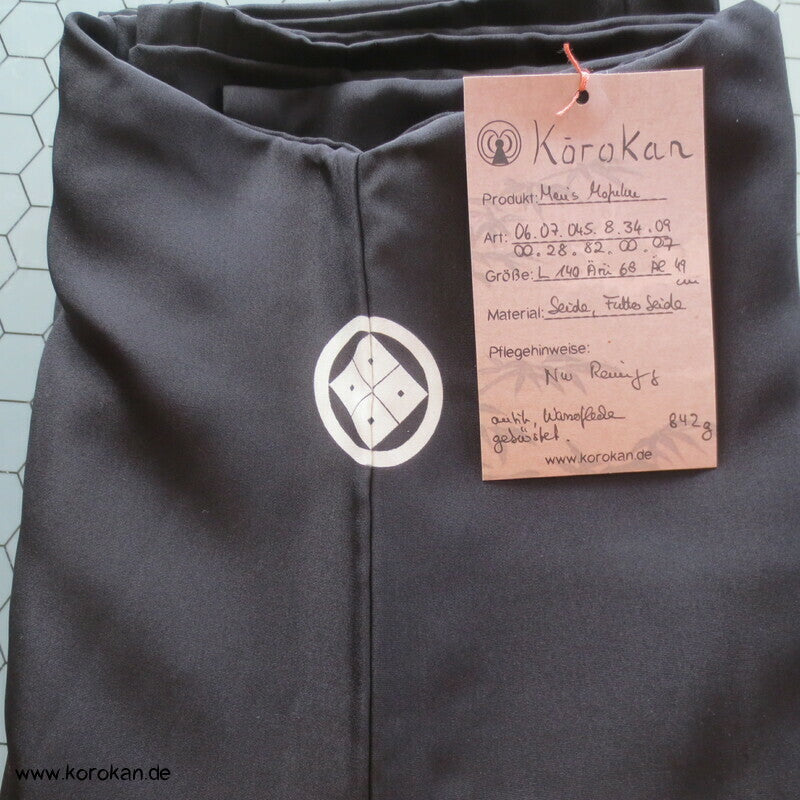 Montsuki japanischer formeller Männer Seiden Kimono