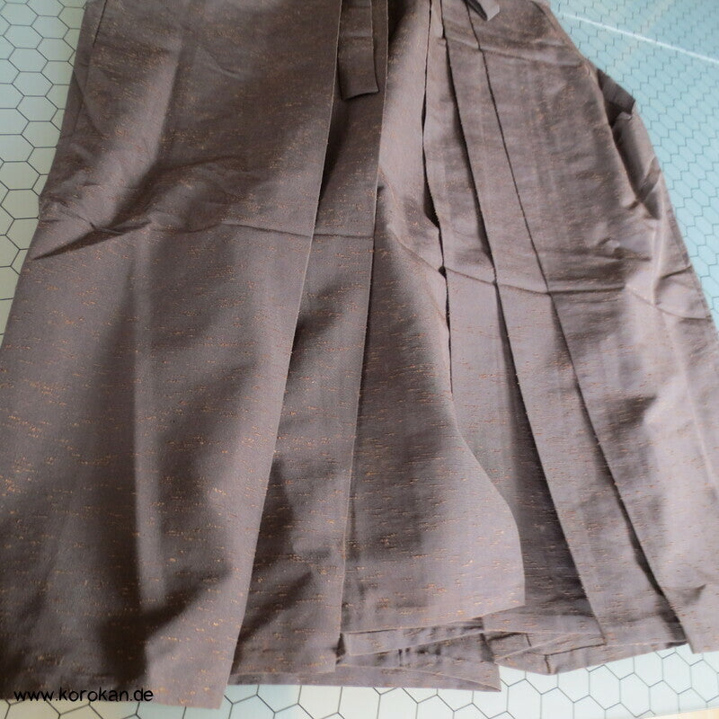 mittelbraune Fushi Tsumugi Hakama - Andon - Rock - Typ