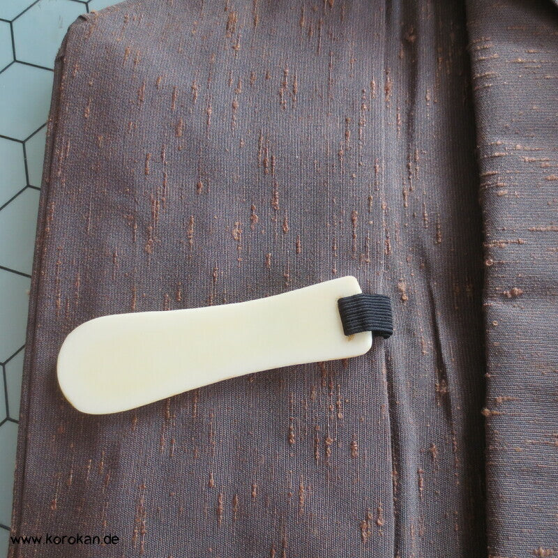 mittelbraune Fushi Tsumugi Hakama - Andon - Rock - Typ