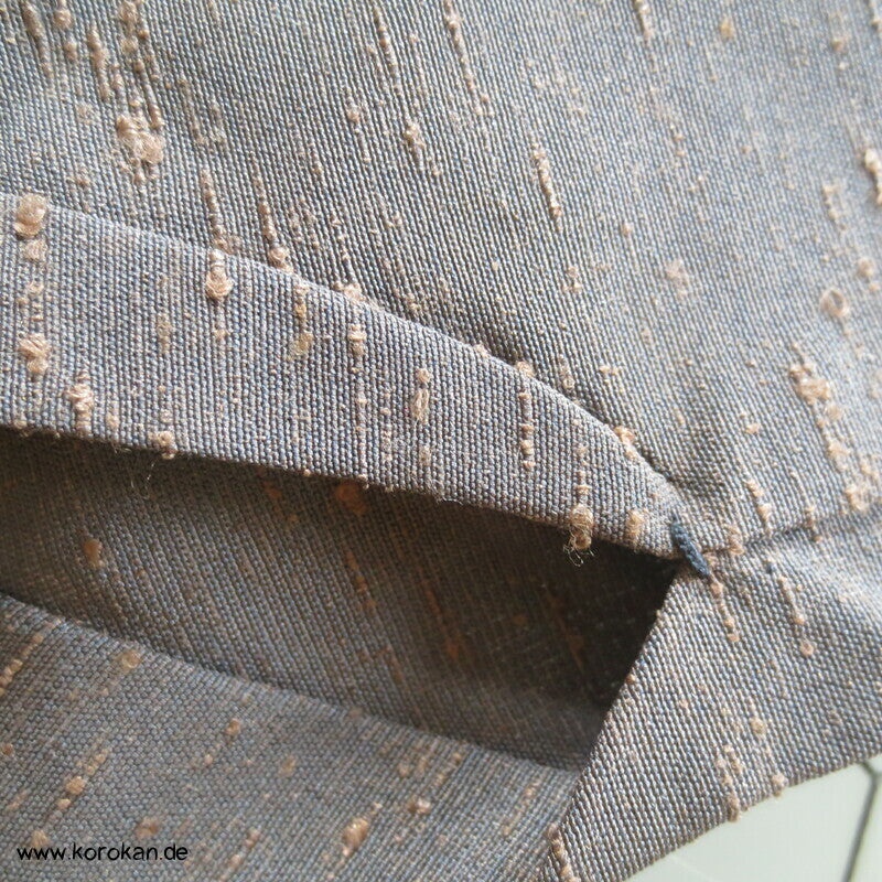 mittelbraune Fushi Tsumugi Hakama - Andon - Rock - Typ