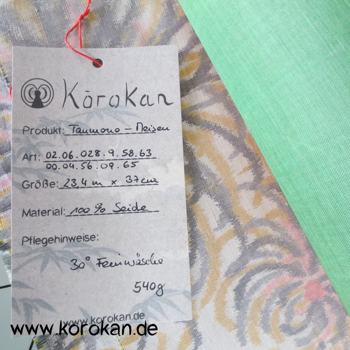 Rangiku Meisen Kimono Seide