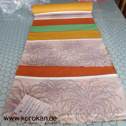 Rangiku Meisen Kimono Seide