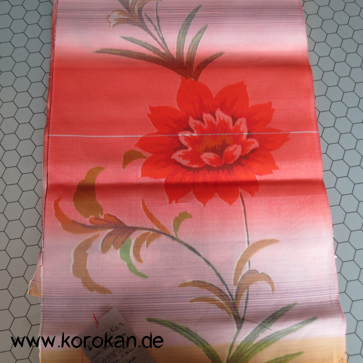 Chrysanthemen Meisen Kimono Seide