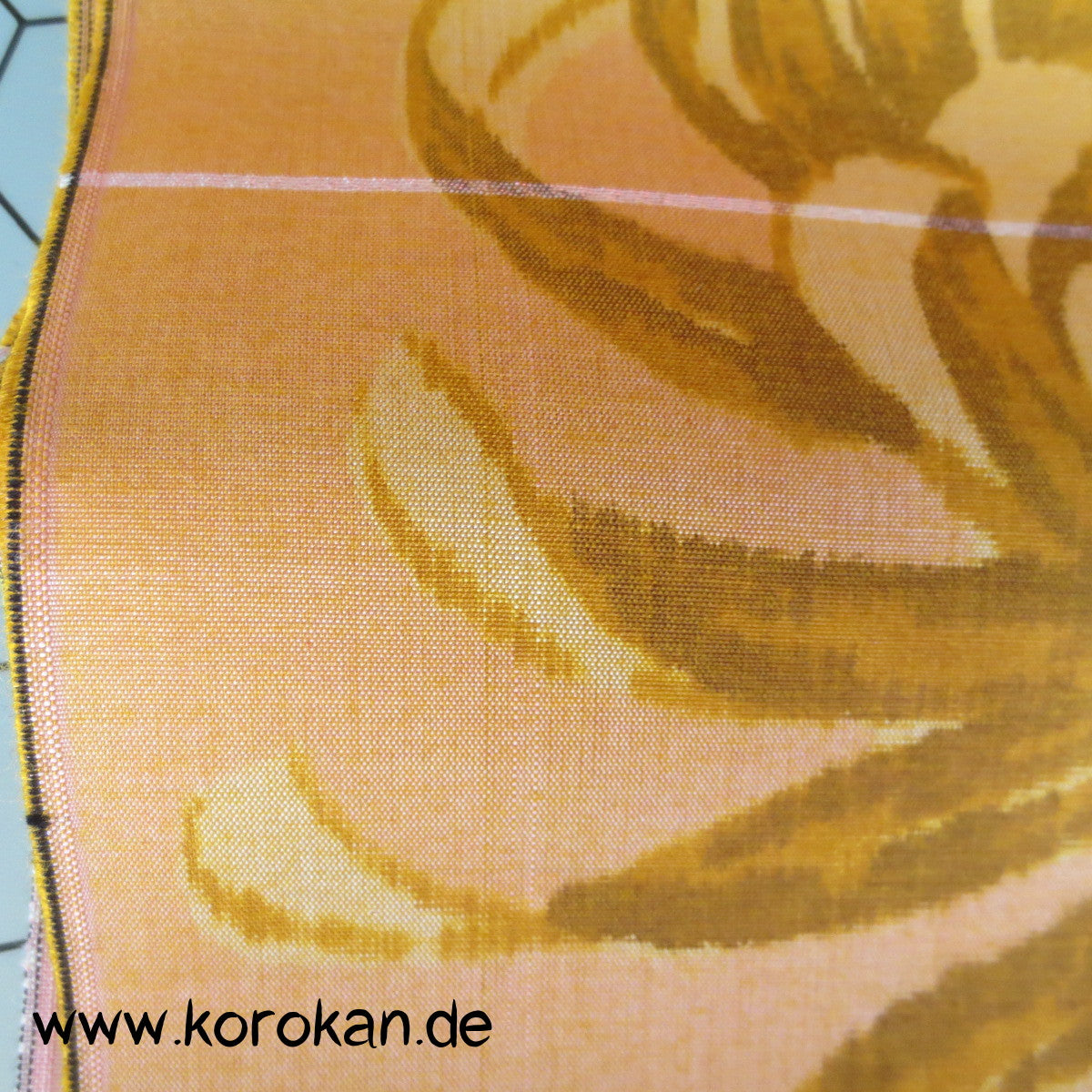 Chrysanthemen Meisen Kimono Seide
