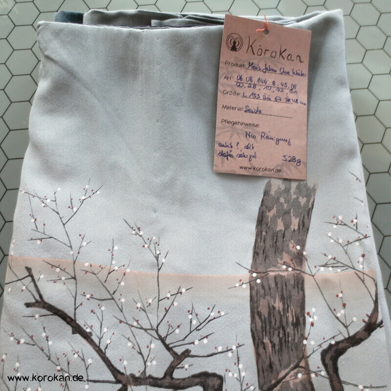 knorriger Baum Juban Unterkimono, Seide