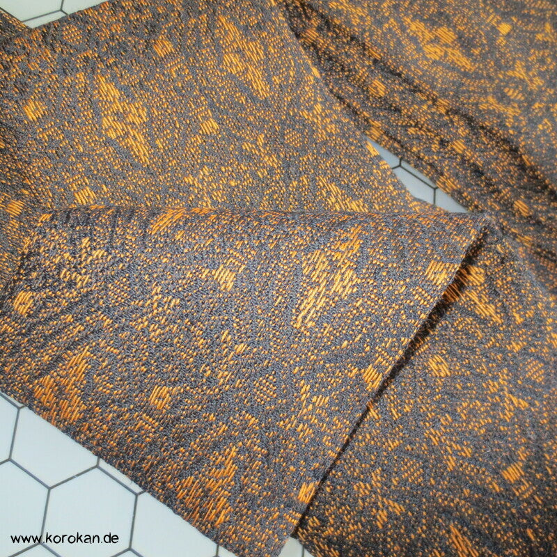 Diamant Jacquard Kaku Obi Männer Kimonogürtel Wolle