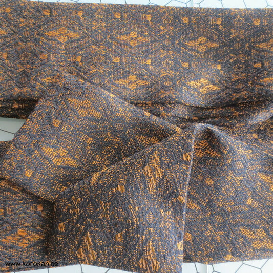 Diamant Jacquard Kaku Obi Männer Kimonogürtel Wolle