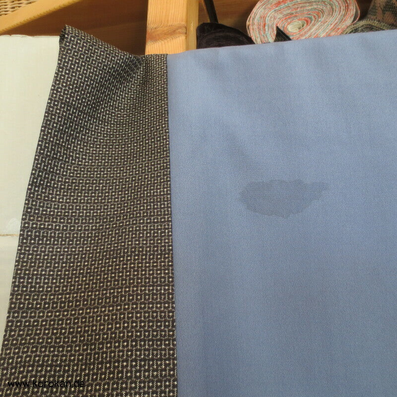 Fuji San Ansicht Futter Tsumugi Seiden Haori