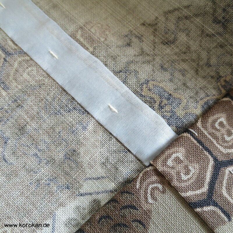 Shishi Löwen Wollmuslin, Juban Unterkimono