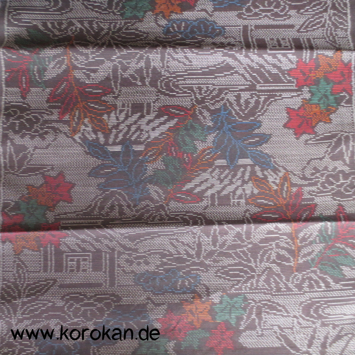 Shochikubai Kasuri Kimono Seide