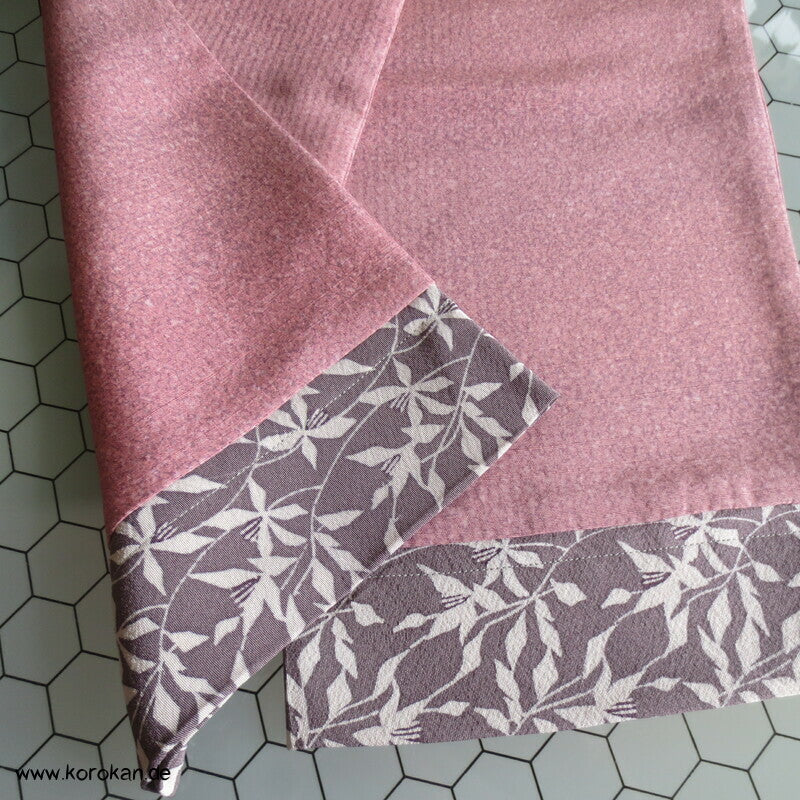 Patchwork Upcycling japanische Kimono Seiden Schal