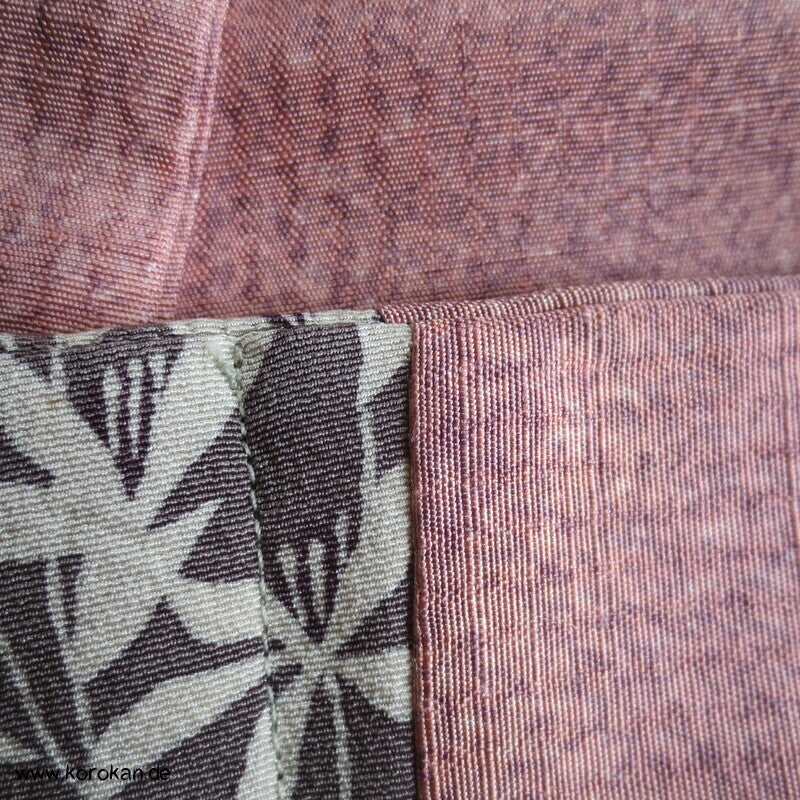 Patchwork Upcycling japanische Kimono Seiden Schal