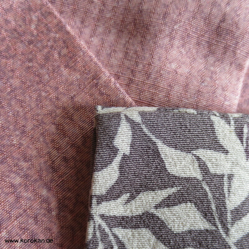 Patchwork Upcycling japanische Kimono Seiden Schal
