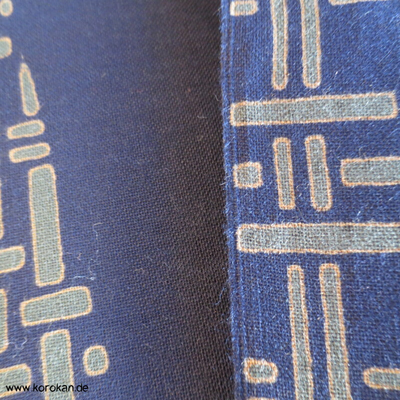 grünes Tatewaku Gitter Yukata Kimono Baumwollstoff
