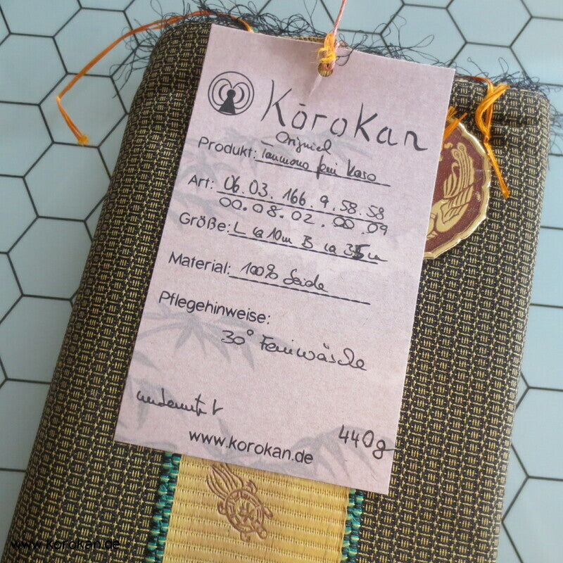 Männer Kimono Tsumugi Seiden Tanmono Stoffballen, Kikko gewebt