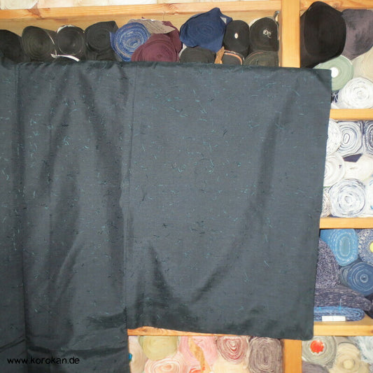 Fushi Tsumugi Seiden Haori Männer Kimono Jacke, Bildspiegelfutter