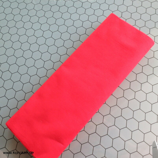 rotes Batist Baumwollfutter für Kimono aus Japan