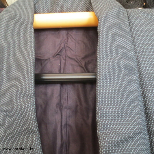 Kikko Kasuri Tsumugi Seiden Komon Kimono