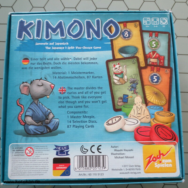 Kimono Spiel - Brettspiel, Zoch Verlag