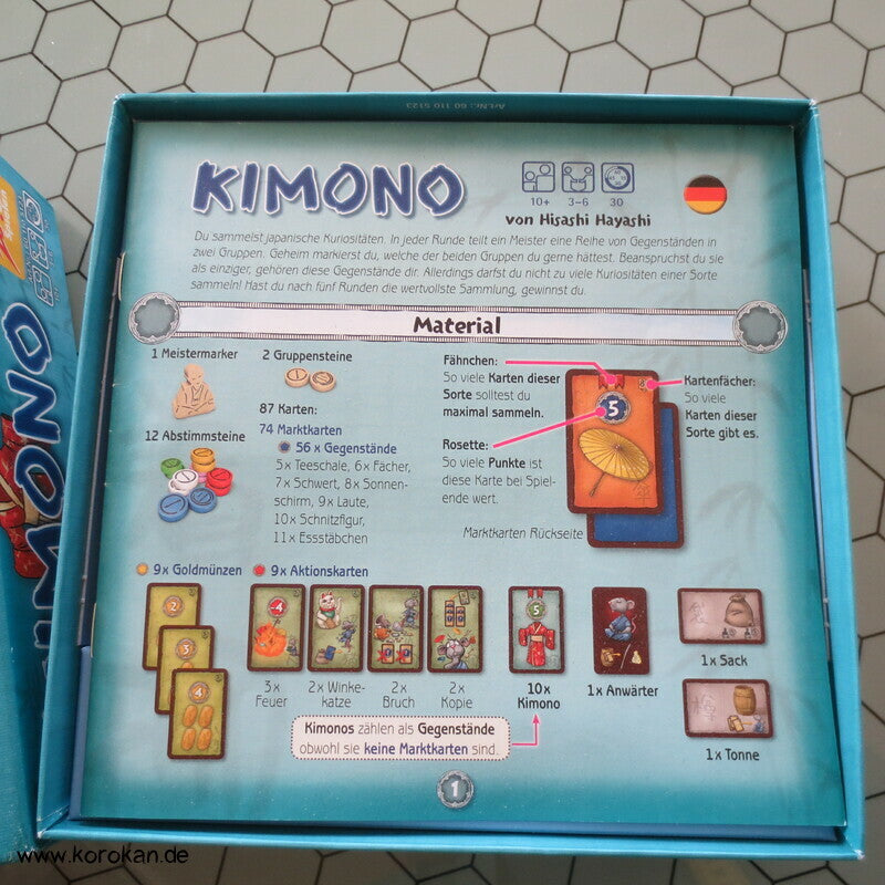 Kimono Spiel - Brettspiel, Zoch Verlag
