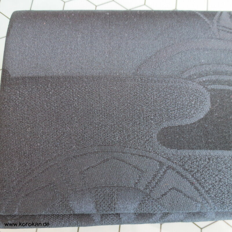 schwarze Seidendamast Clutch Tasche - für Party oder Silvester, Oper etc..