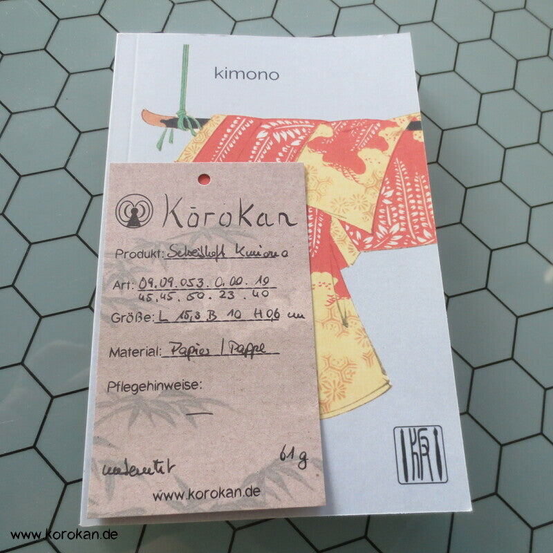 Tagebuch, Schreibheft Kimono - broschiert, ca. Din A6