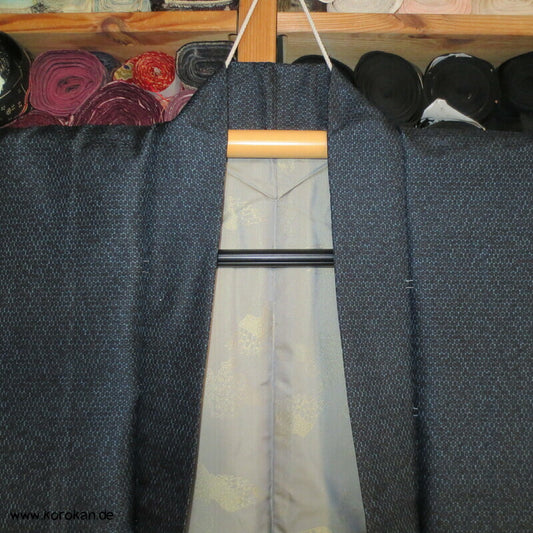dicker Tsumugi Haori Männer Kimono Jacke, gewebtes Futter, wie neu