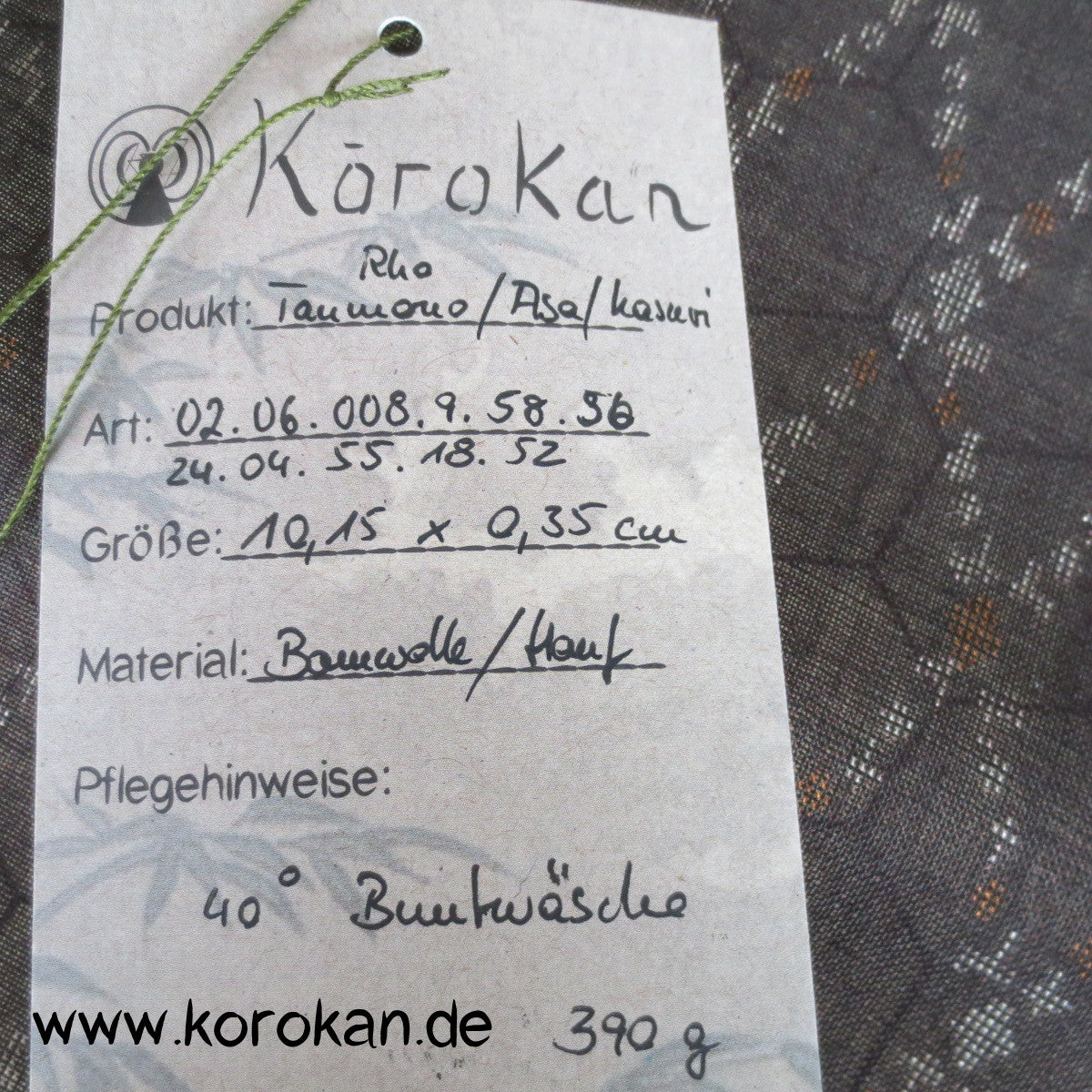 Diamantrauten Kimono Stoff - halbtransparent, Asa