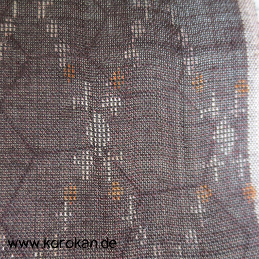 Diamantrauten Kimono Stoff - halbtransparent, Asa