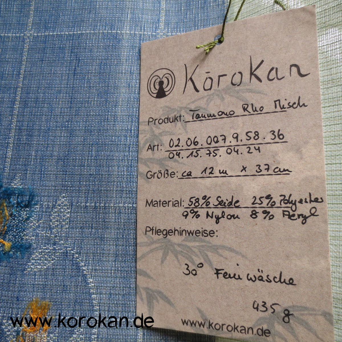 Blüten Überkaro Jacquard Decoupé Kimono Stoff, Seide Mischgewebe