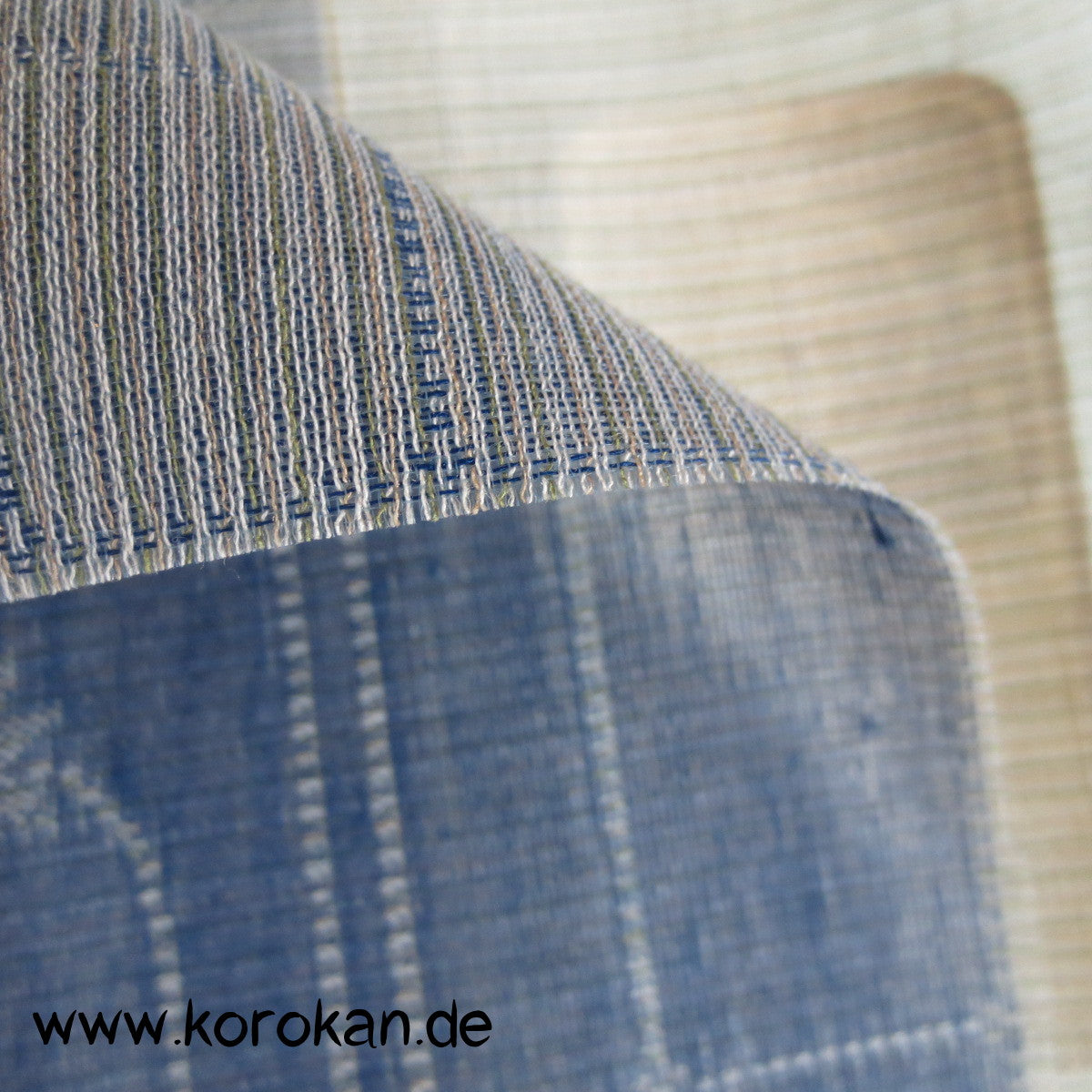 Blüten Überkaro Jacquard Decoupé Kimono Stoff, Seide Mischgewebe