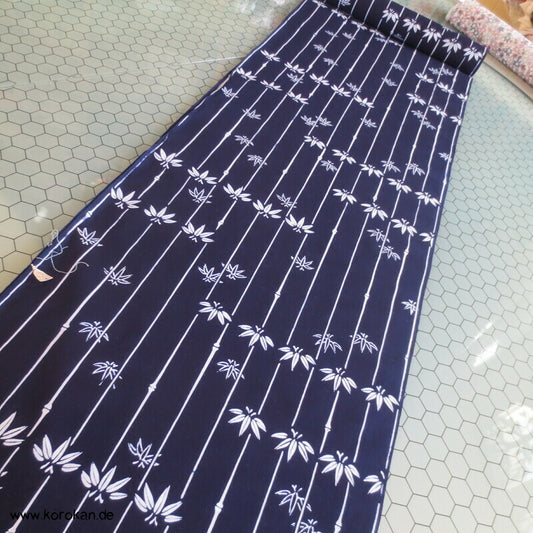 Bambusstreifen Yukata Kimono Baumwoll Stoff aus Japan